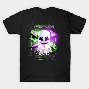 Marshmello | Neon EDM party T-Shirt